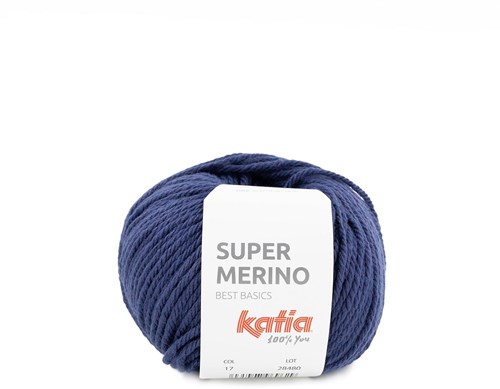 Katia Super Merino 017 Donker jeans