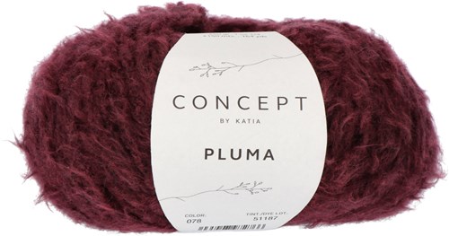 Katia Pluma 078 Bordeaux paars