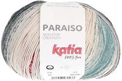 Katia Paraiso 51 Ecru-Orange-Brown-Green blue-Pearl blackberry