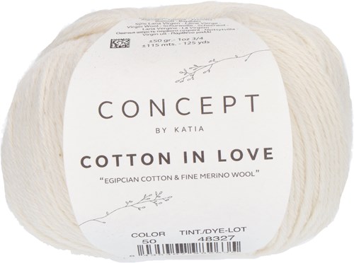 Katia Cotton in Love 050 Ecru