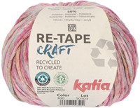 Katia Re-Tape Craft 300 Fuchsia / Ocher / Water Blue / White