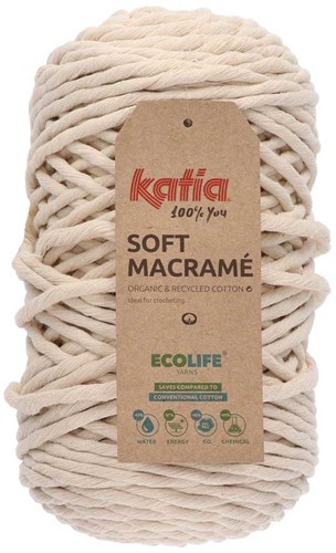 Katia Soft Macramé 502 Ecru