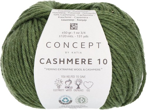 Katia Cashmere 10 078 Verde Bosque