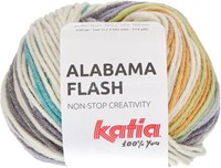 Katia Alabama Flash 106 Ecru-Turquoise-Ocre