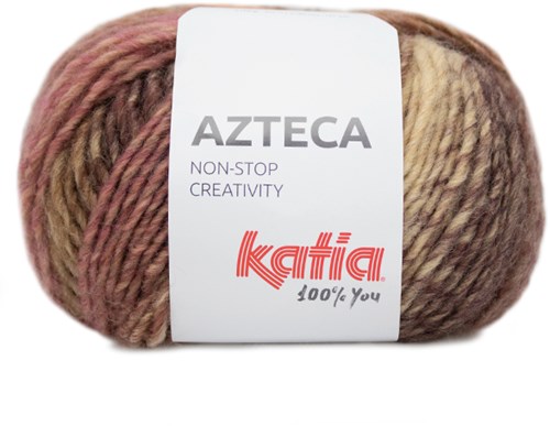 Katia Azteca 7877 Bruin/Oranje/Ecru/Lila
