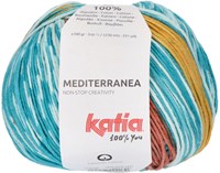 Katia Mediterranea 400 Turquoise / Fuchsia / Yellow
