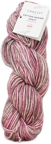 Katia Cotton Merino Craft 207 Roses Mink Wolplein Alles Voor Haken En Breien
