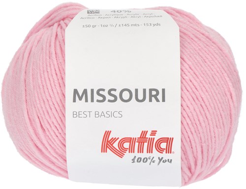 Katia Missouri 051 Kauwgom roze