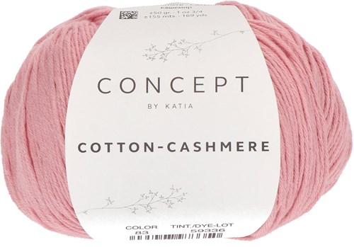 Katia Cotton Cashmere 083 Rose