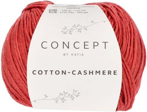 Katia Cotton Cashmere 74 Reddish