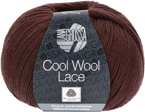 Lana Grossa Cool Wool Lace 012 Mocca