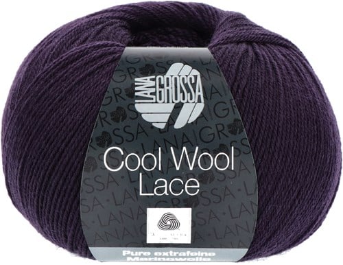 Lana Grossa Cool Wool Lace 018 Aubergine