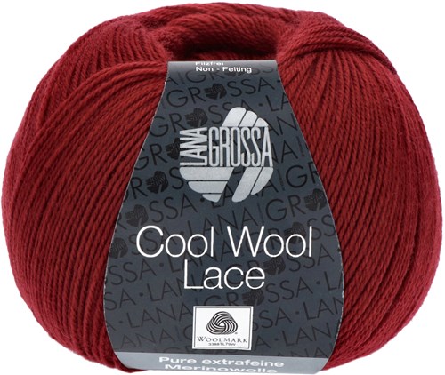 Lana Grossa Cool Wool Lace 020 Bordeaux