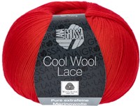 Lana Grossa Cool Wool Lace 022 Flaming Red