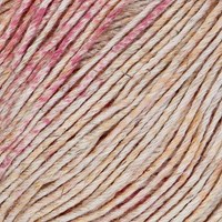 Lana Grossa Solo Lino Print 157 Light Beige / Rose / Carnation / Antique Pink-2
