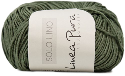 Lana Grossa Solo Lino 037 Kakigroen