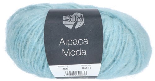Lana Grossa Alpaca Moda 007 Ijsblauw