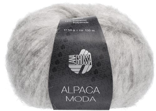 Lana Grossa Alpaca Moda 004 Light gray