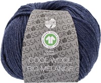 Lana Grossa Cool Wool Big Mélange (GOTS) 212 Dark blue mottled