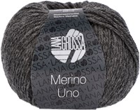 Lana Grossa Merino Uno 011 Donkergrijs