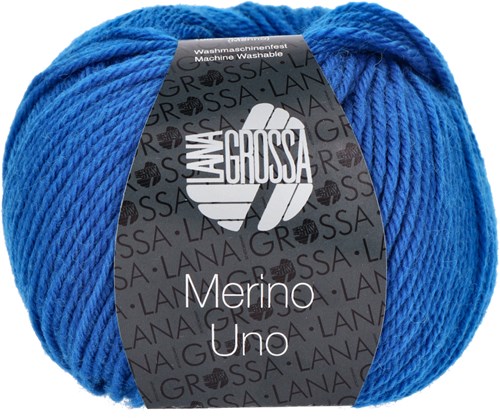 Lana Grossa Merino Uno 024 Gentiaanblauw