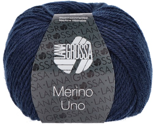 Lana Grossa Merino Uno 004 Nachtblauw
