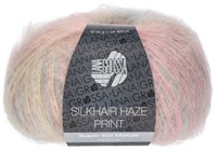 Lana Grossa Silkhair Haze Print 1210 Light Blue / Yellow / Pink / Blackberry