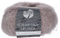 Lana Grossa Silkhair Haze Mélange 1318 Subtle rose/gray brown mottled