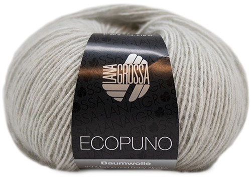 Lana Grossa Ecopuno 045 Zilvergrijs