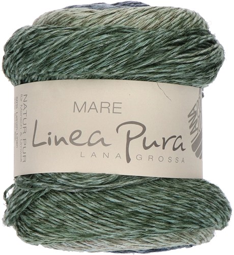 Lana Grossa Mare 010 Light gray / gray blue / jeans / mint / light petrol / reed