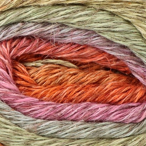 Lana Grossa Mare 001 Reed / peach / salmon / orange / light gray / rose pink-2