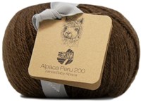 Lana Grossa Alpaca Peru 200 221 Dark Brown