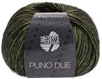Lana Grossa Puno Due 010 Olive/black