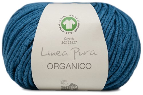 Lana Grossa Organico Uni 132 Ocean Blue