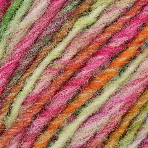 Lana Grossa Gomitolo Mezzo 121 Orange / Light green / Pink / Purple / Rose / Turquoise / Petrol-2