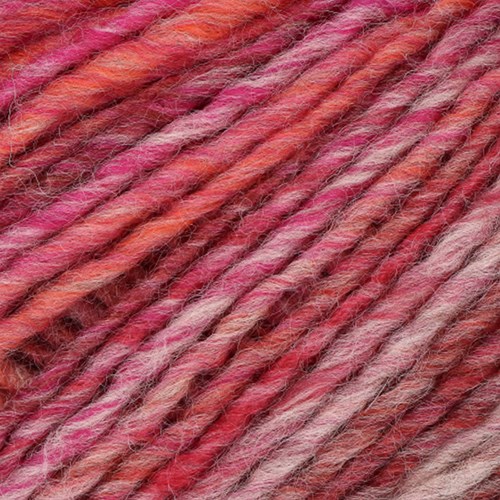 Lana Grossa Gomitolo Mezzo 127 Gray purple/wine red/gray/terracotta/fuchsia/salmon/red/purple-2