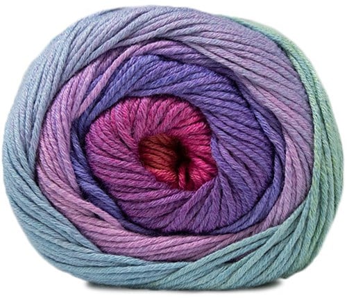 Lana Grossa Gomitolo Aloha 302 Turquoise / Red / Pistachio / Mustard / Lavendel / Orange
