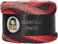 Lana Grossa Gomitolo Finito 553 Rose/pale rose/dark green/blackberry
