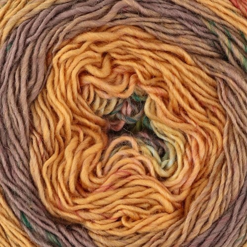 Lana Grossa Gomitolo Finito 558 Ochre/gray purple/petrol/turquoise/rose/lilac-2