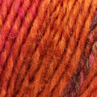 Lana Grossa Colors for you 139 Fuchsia/Rust/Orange Yellow/Dark Brown/Purple/Red/Coral/Orange-2