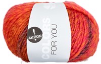 Lana Grossa Colors for you 139 Fuchsia/Rust/Orange Yellow/Dark Brown/Purple/Red/Coral/Orange