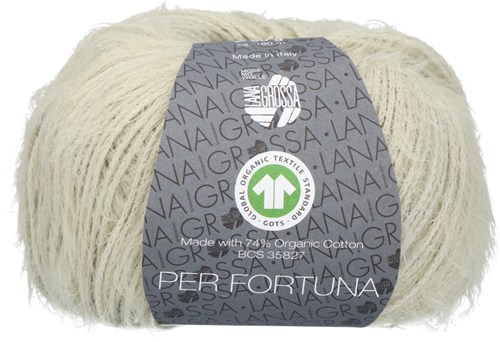 Lana Grossa Per Fortuna 019 Gray beige