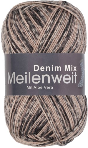 Lana Grossa Meilenweit 100 Denim Mix 7813