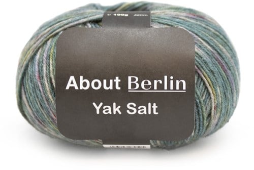 Lana Grossa About Berlin Yak Salt 628 Teal / Lilac / Bordeaux / Ice grey