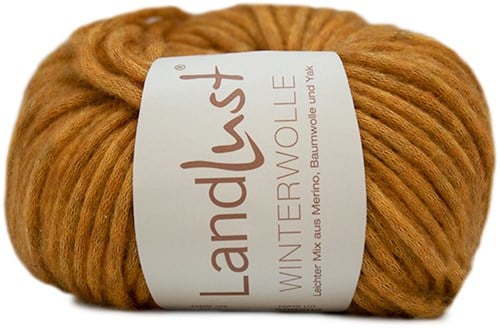 Lana Grossa Landlust Winterwolle 002 Honey yellow