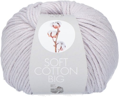 Lana Grossa Soft Cotton Big 027 Silver Gray