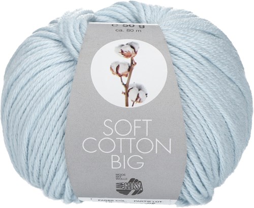 Lana Grossa Soft Cotton Big 16 Light Blue