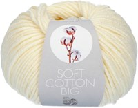 Lana Grossa Soft Cotton Big 26 Ecru