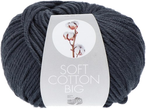 Lana Grossa Soft Cotton Big 29 Anthracite