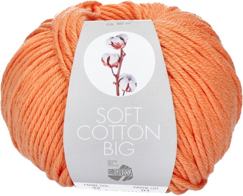 Lana Grossa Soft Cotton Big 32 Salmon Orange